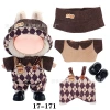 In stock, we offer 17cm plush Christmas workboy clothes for cross-border delivery for Christmas details Picture